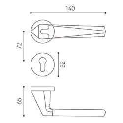 Khóa hợp kim VSTE A3-537 - Ảnh 2